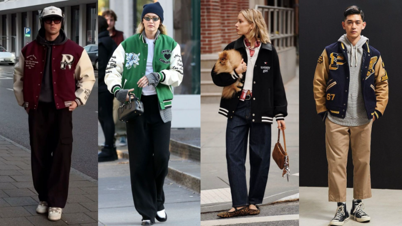 Jaket Varsity adalah